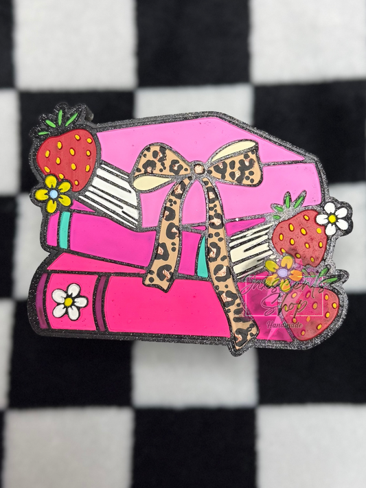 Strawberry Flower Bookstack