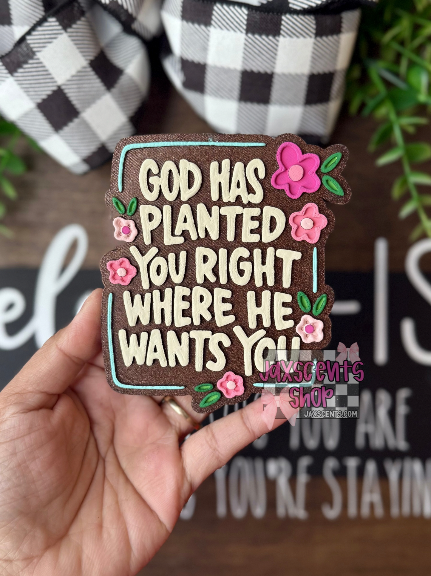 God Has Planted You Car Freshie