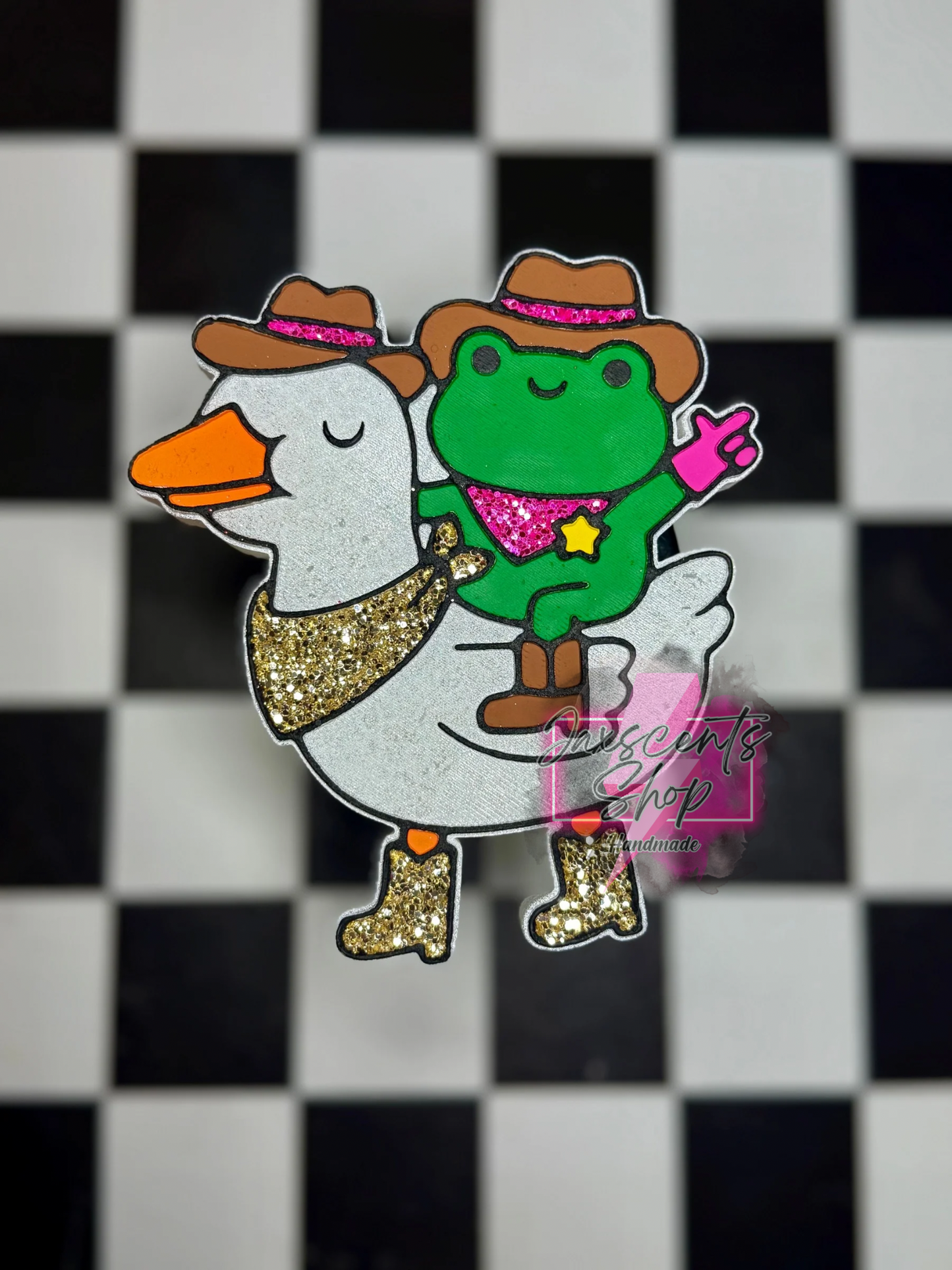 Cowboy Frog & Duck