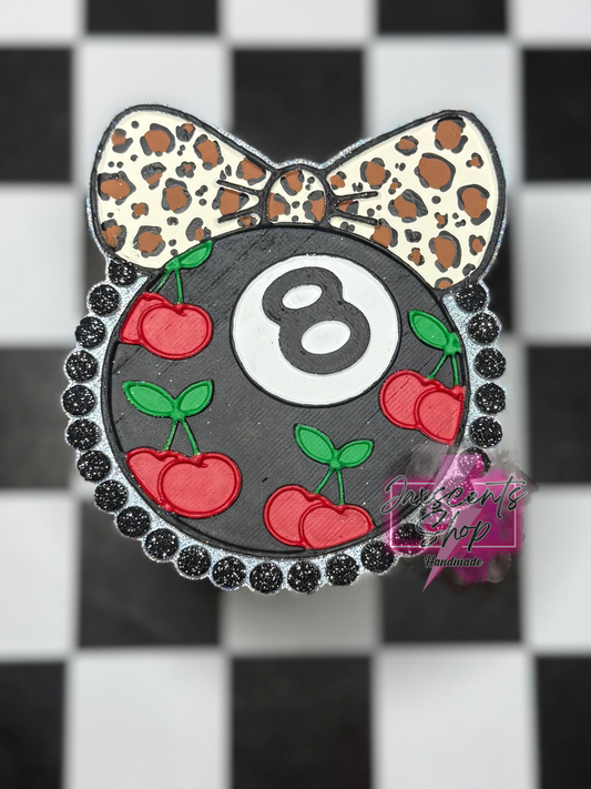 8 Ball Cherries with Bow