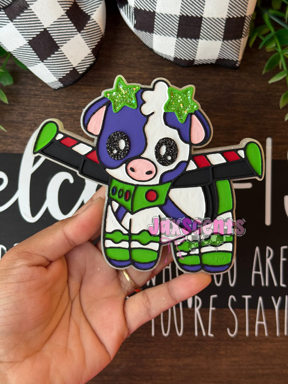 Space Cow Car Freshie