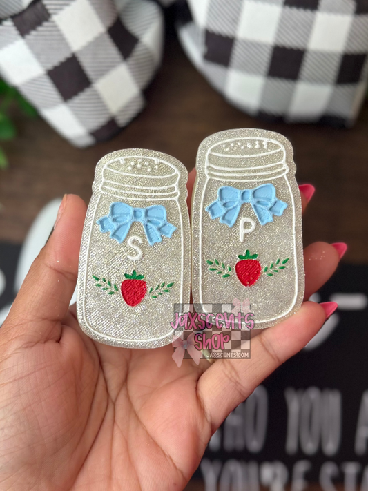 Salt & Pepper Shaker Bestie Car Freshie VENT CLIPS