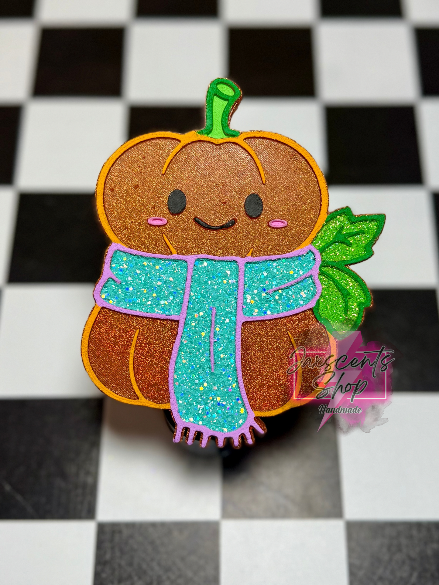 Stacked Pumpkin w/ Scarf