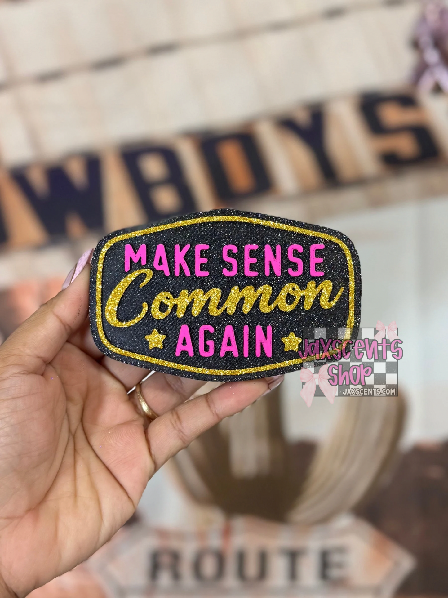 Make Sense Common Again Car Freshie