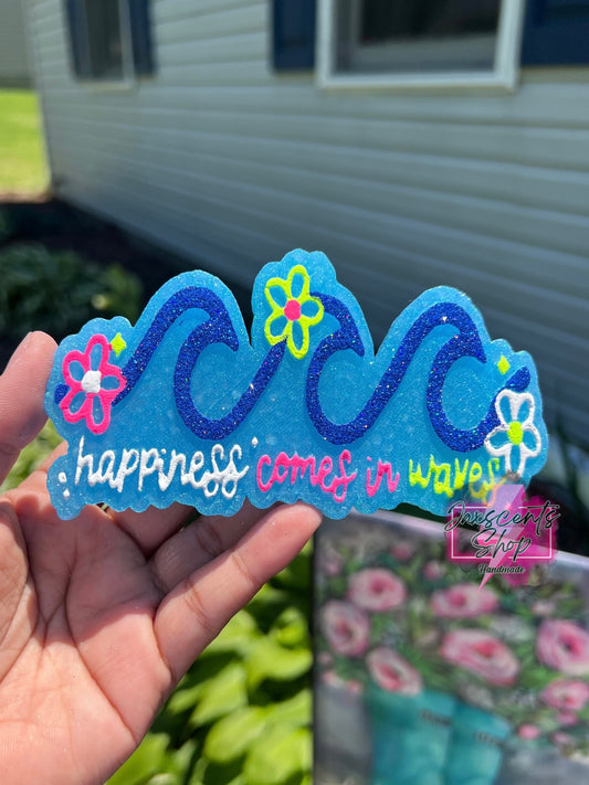 Happiness comes in waves