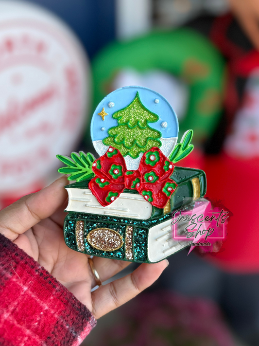 Bookish Christmas Snow globe