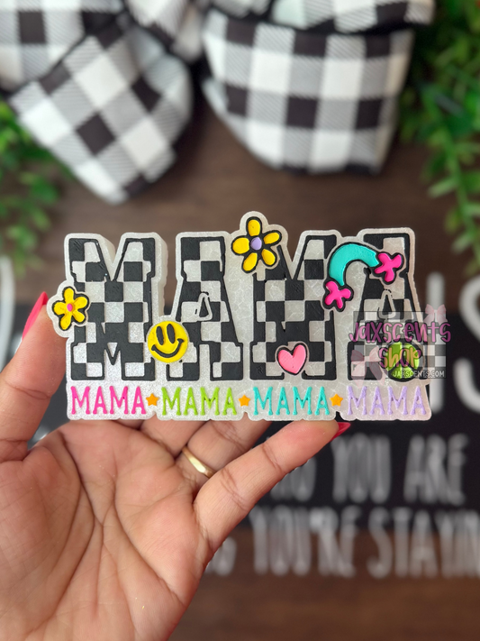 Checker Mama x4 Car Freshie