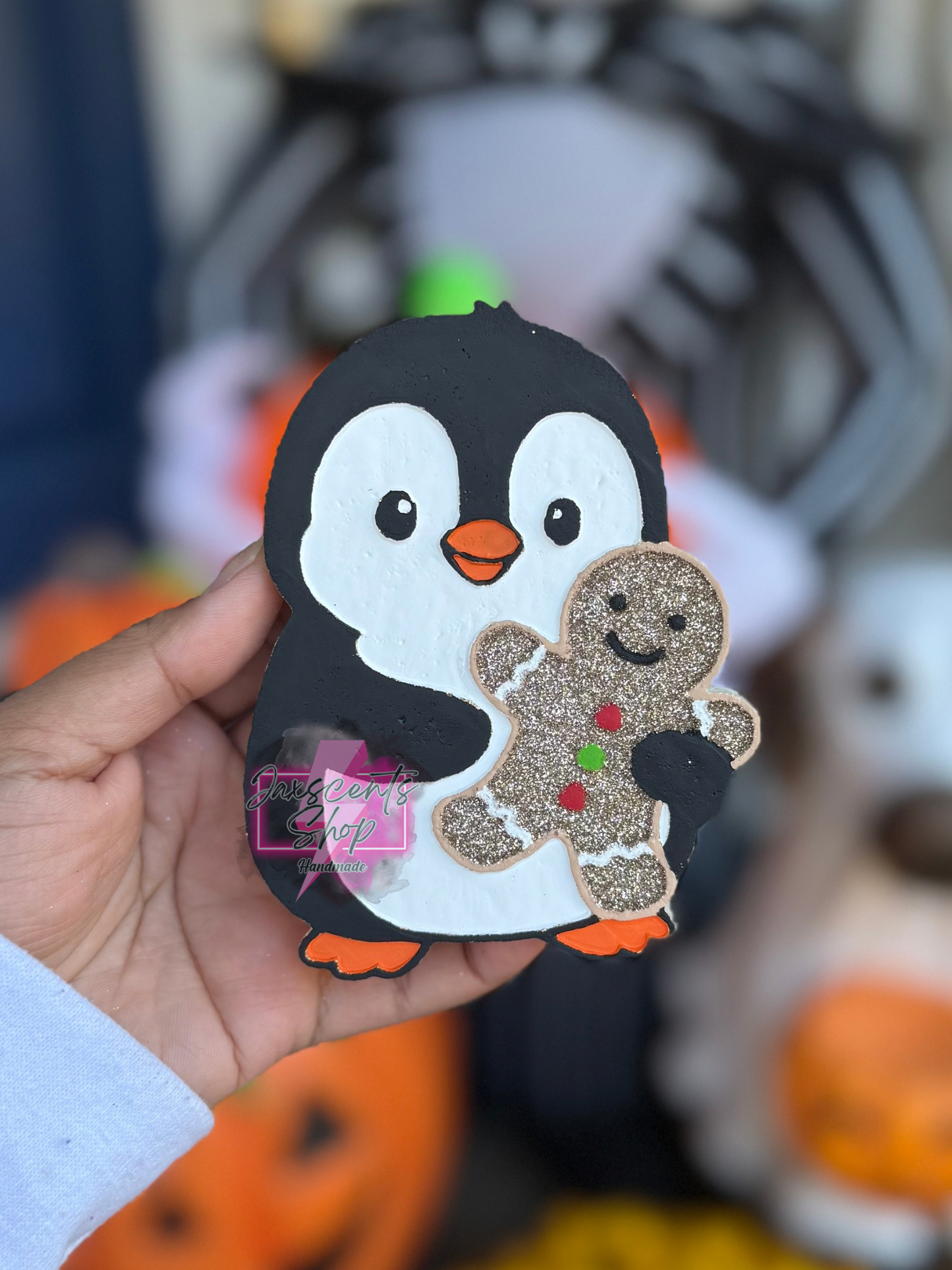 Penguin With Gingerbread