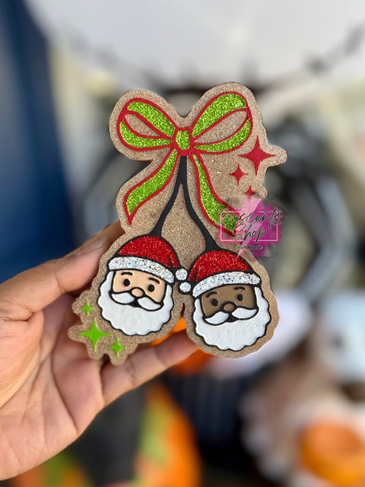 Santa Cherries With Bow