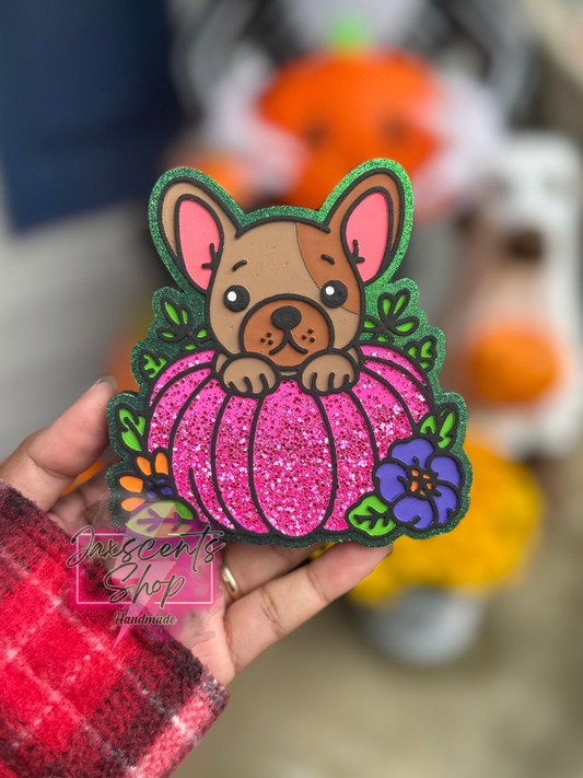 Frenchie Pup In A Pumpkin