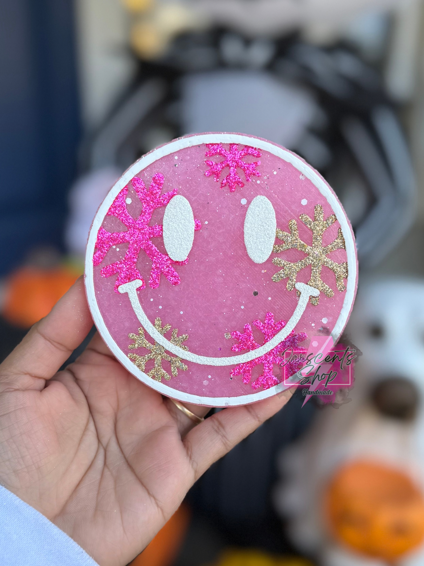 Smiley With Snowflakes 2