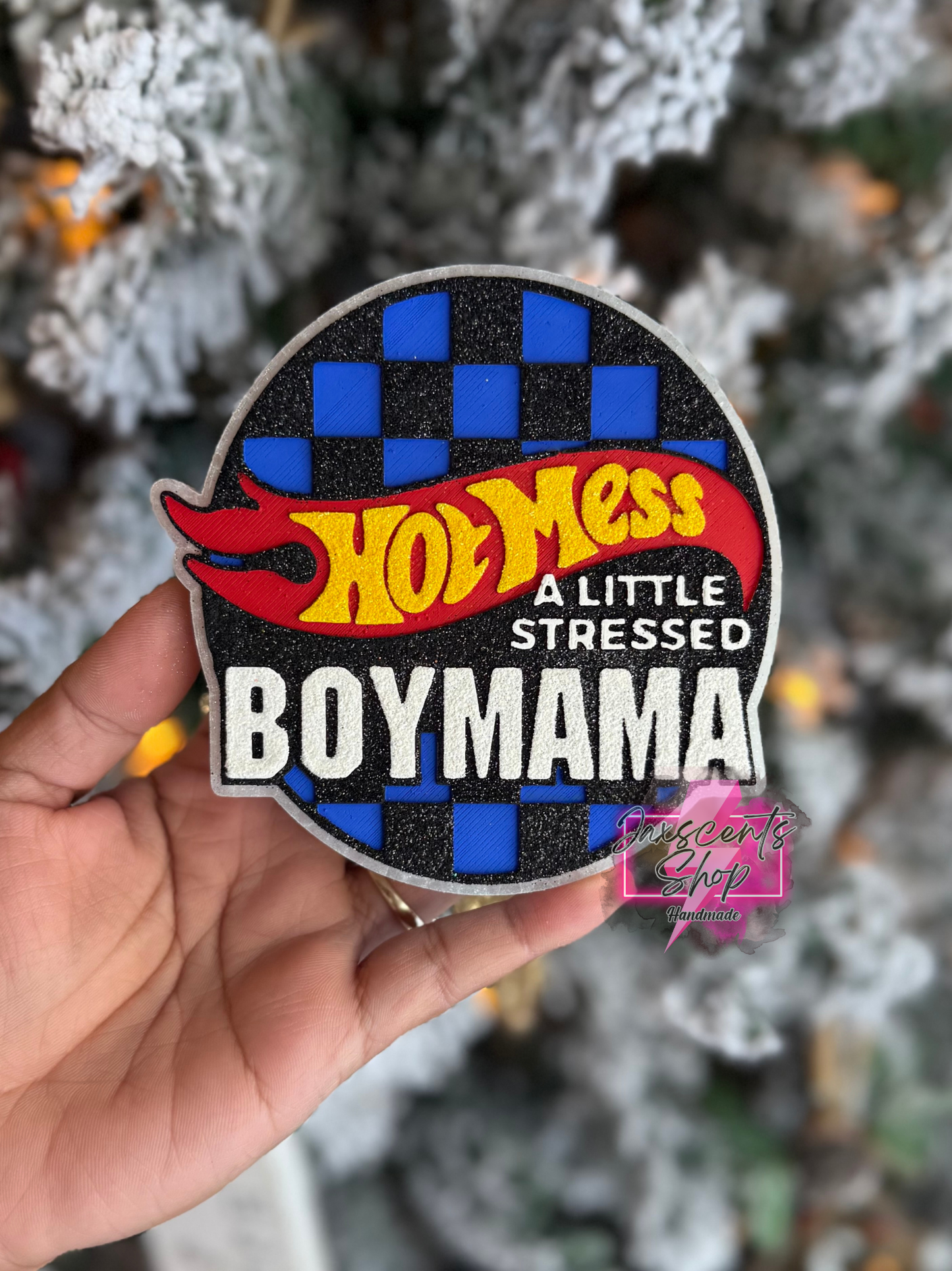 Hot Mess Boy Mama Car Freshie