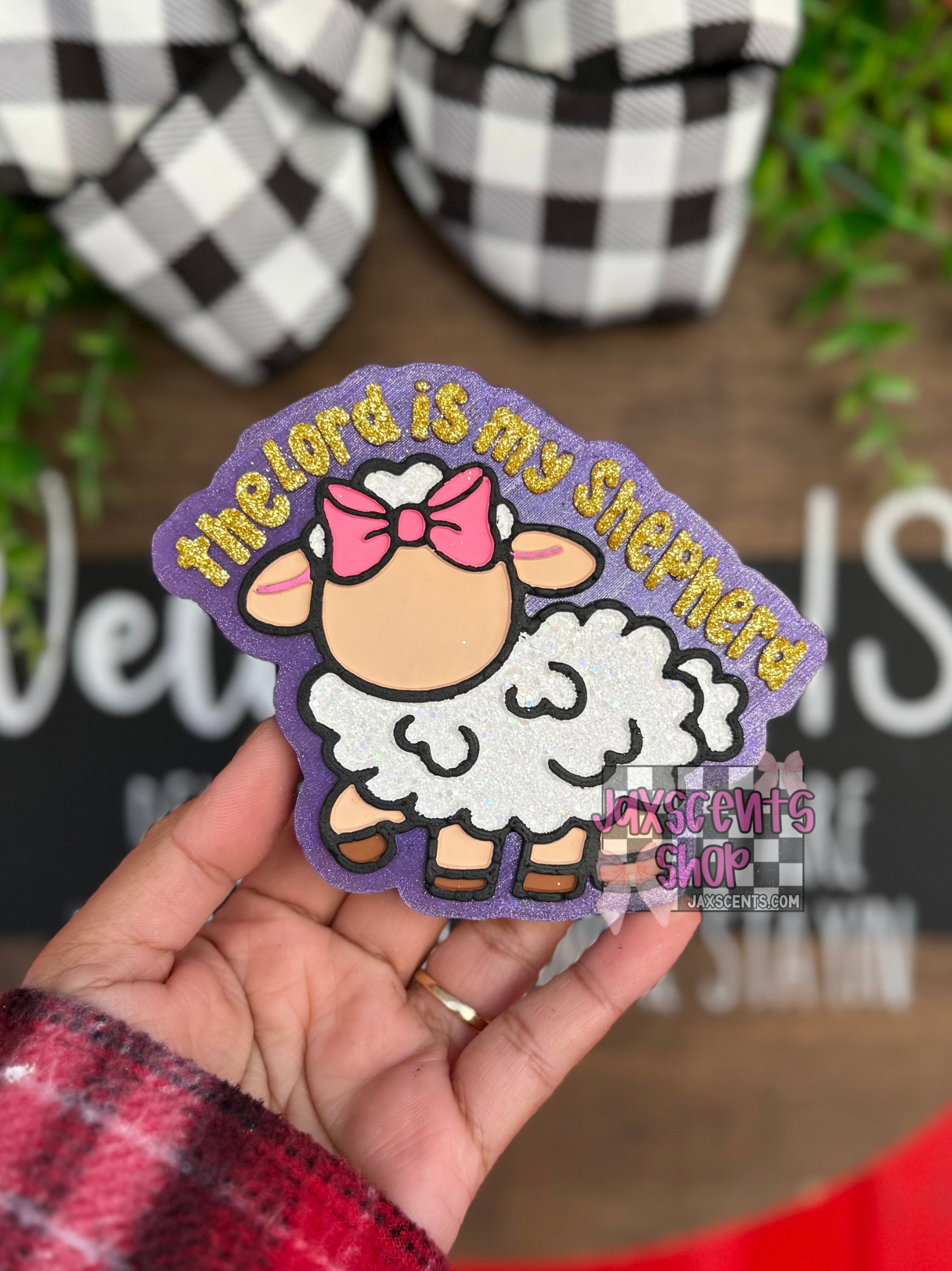 The Lord Is My Shepherd Car Freshie