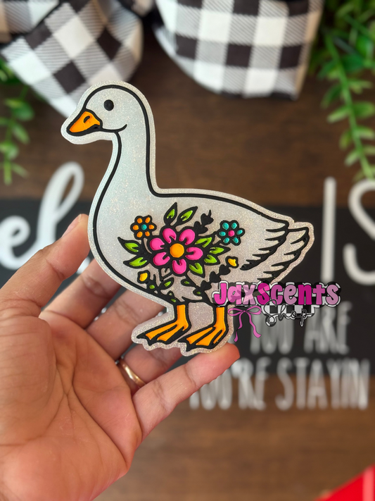 Floral Goose Car Freshie