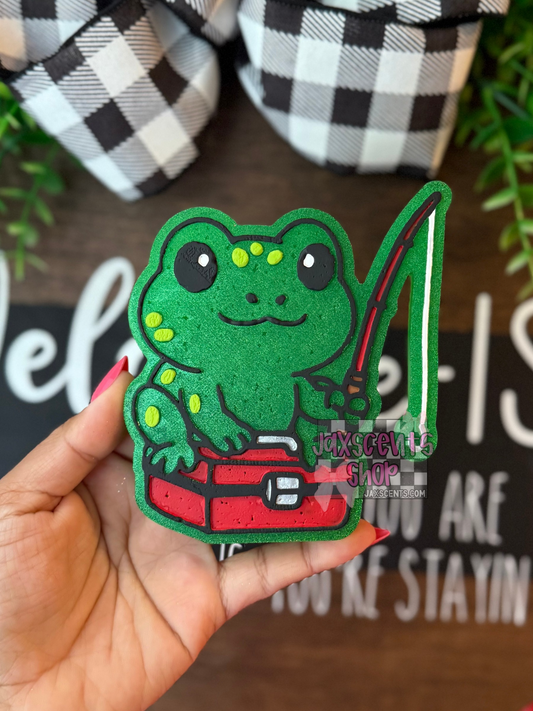 Fishing Frog Car Freshie