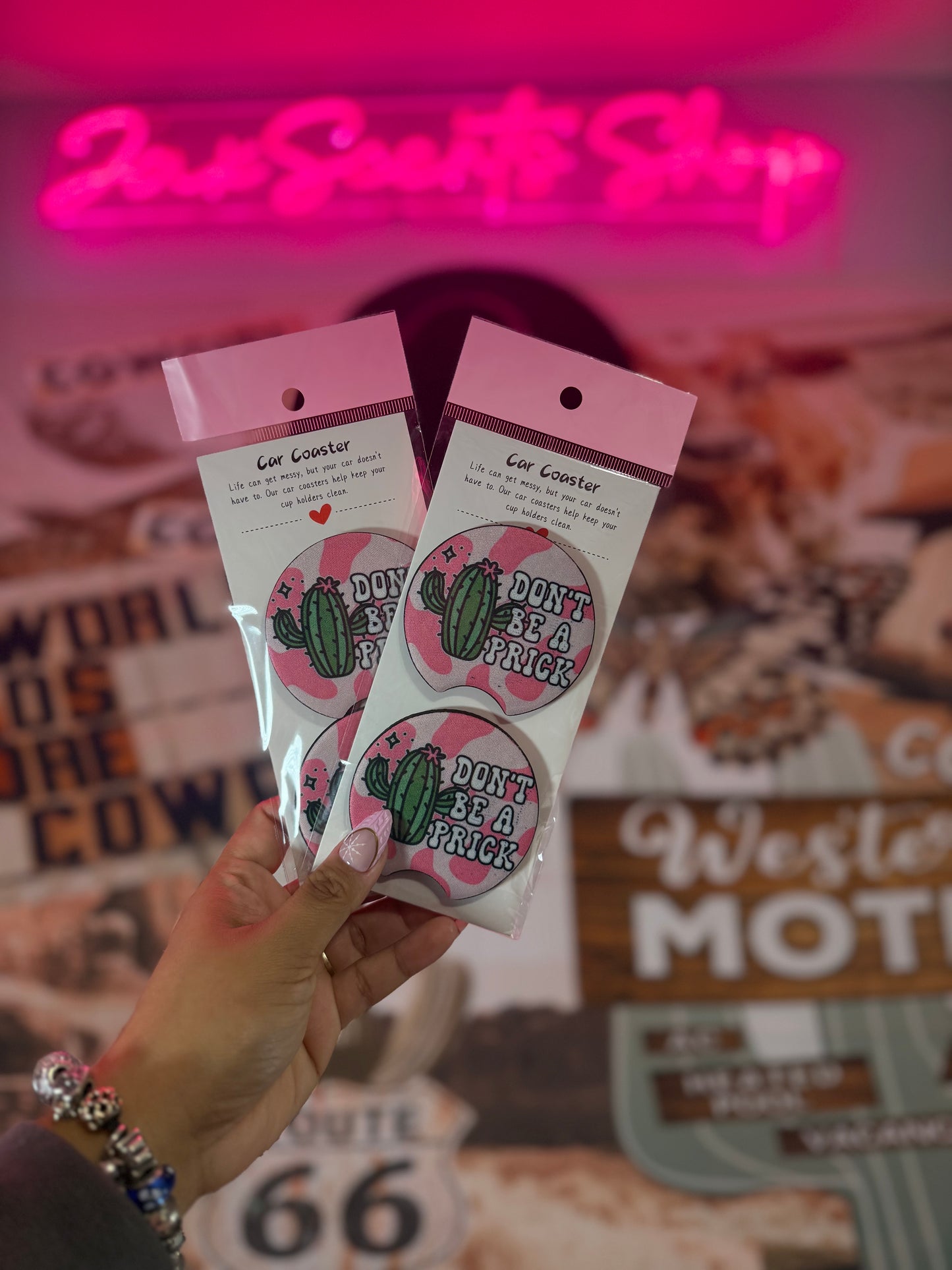 Don’t Be A Prick Coaster Set