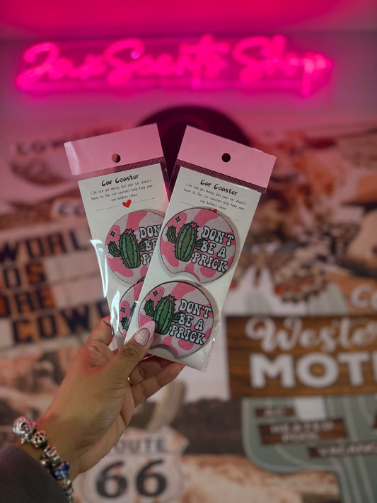 Don’t Be A Prick Coaster Set