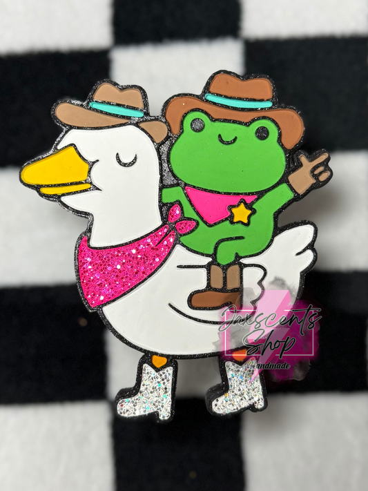Cowboy Frog & Duck