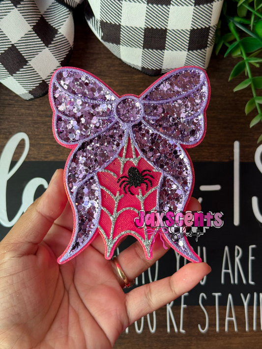 Spiderweb Bow Car Freshie