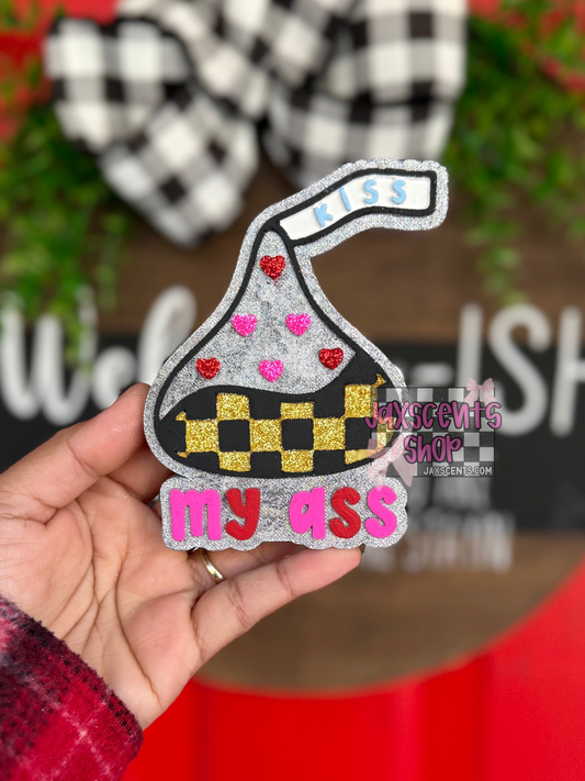 Kiss My Ass Chocolate Car Freshie