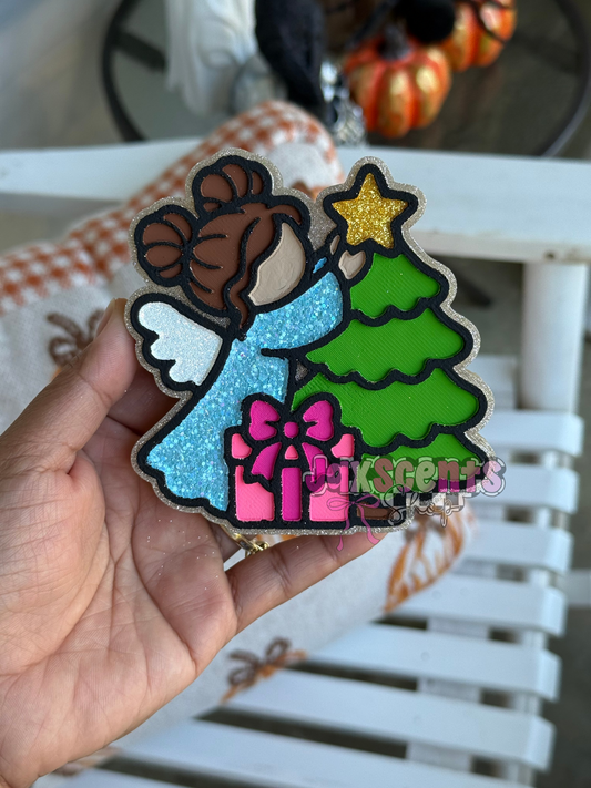 Angel Christmas Tree Car Freshie