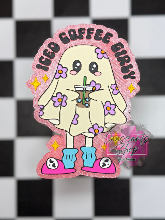 Iced Coffee Girly Ghost