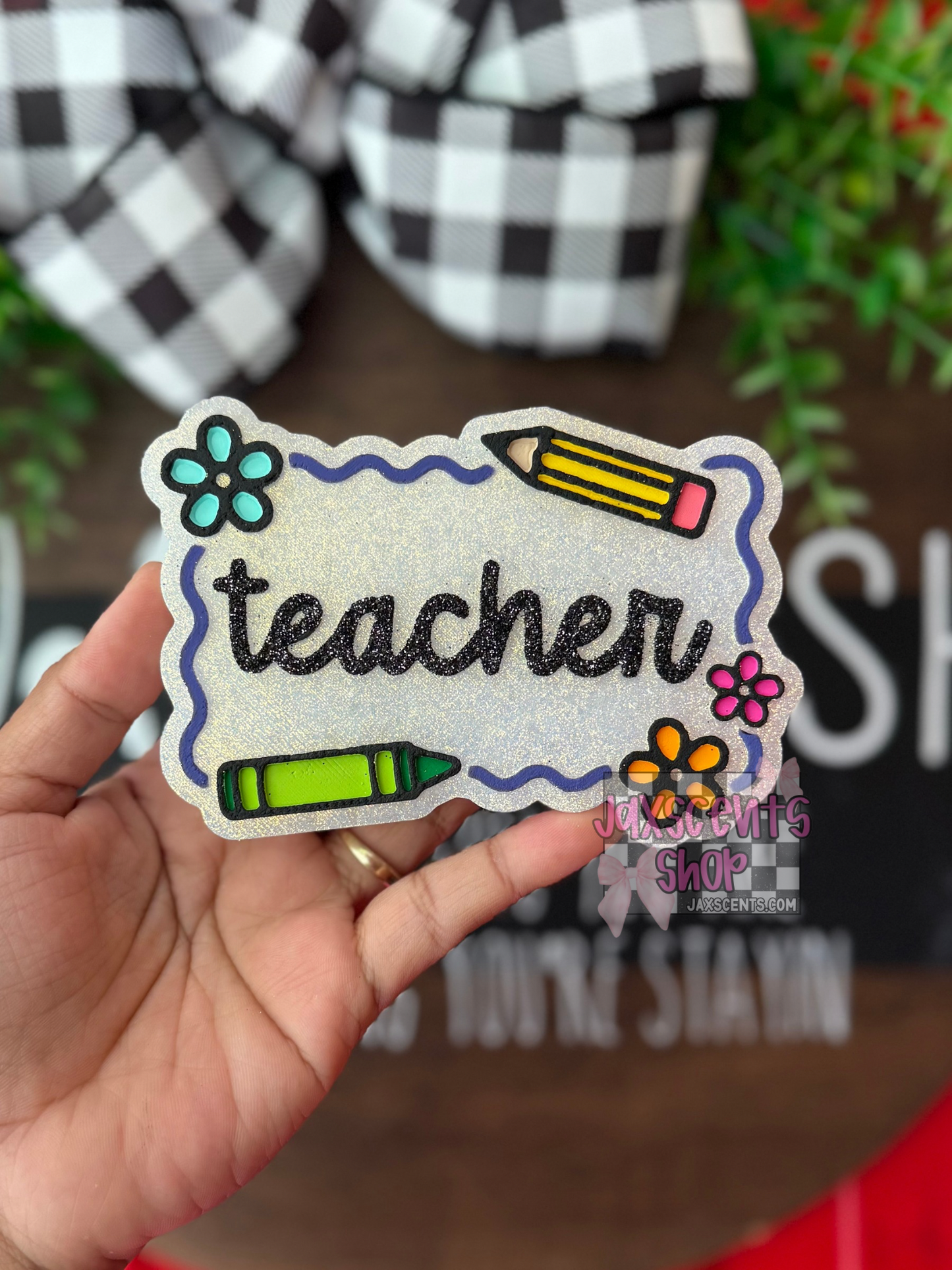 Teacher Frame Car Freshie