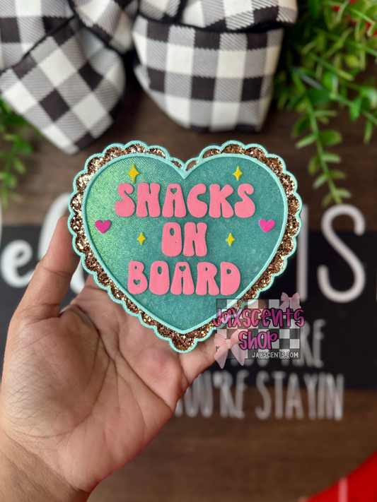 Snacks on Board Car Freshie