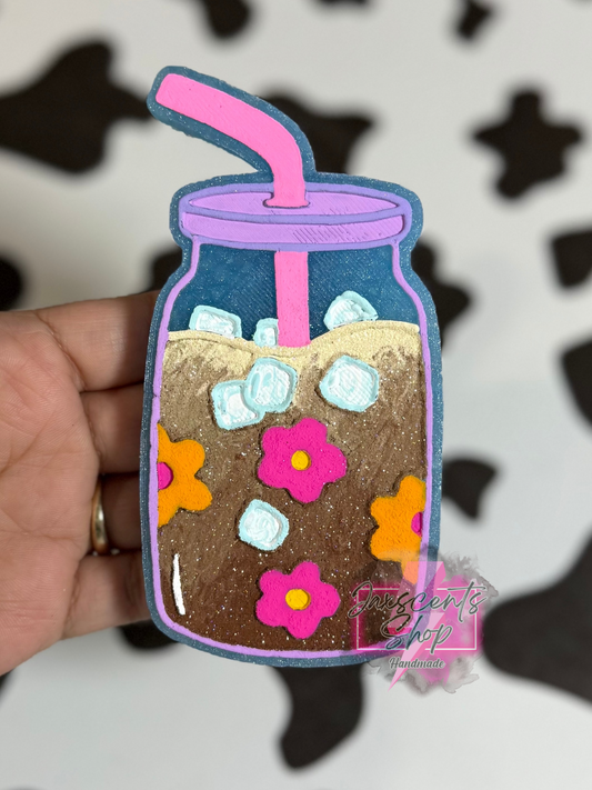 Floral Iced Coffee