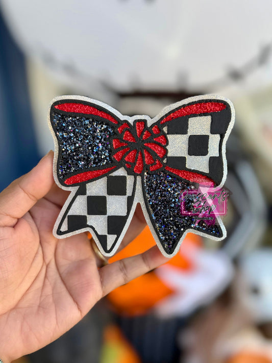 Cheer Checker Bow