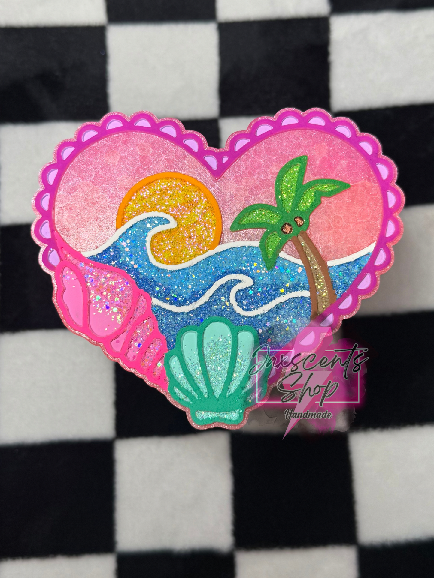 Lace Beach Heart