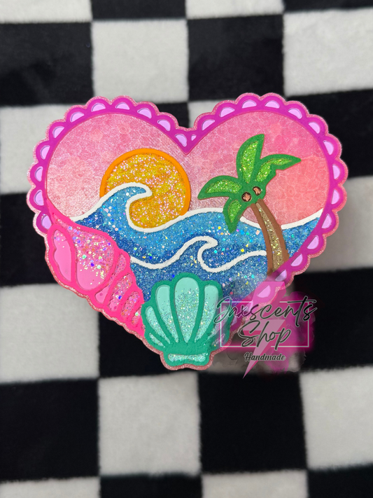 Lace Beach Heart