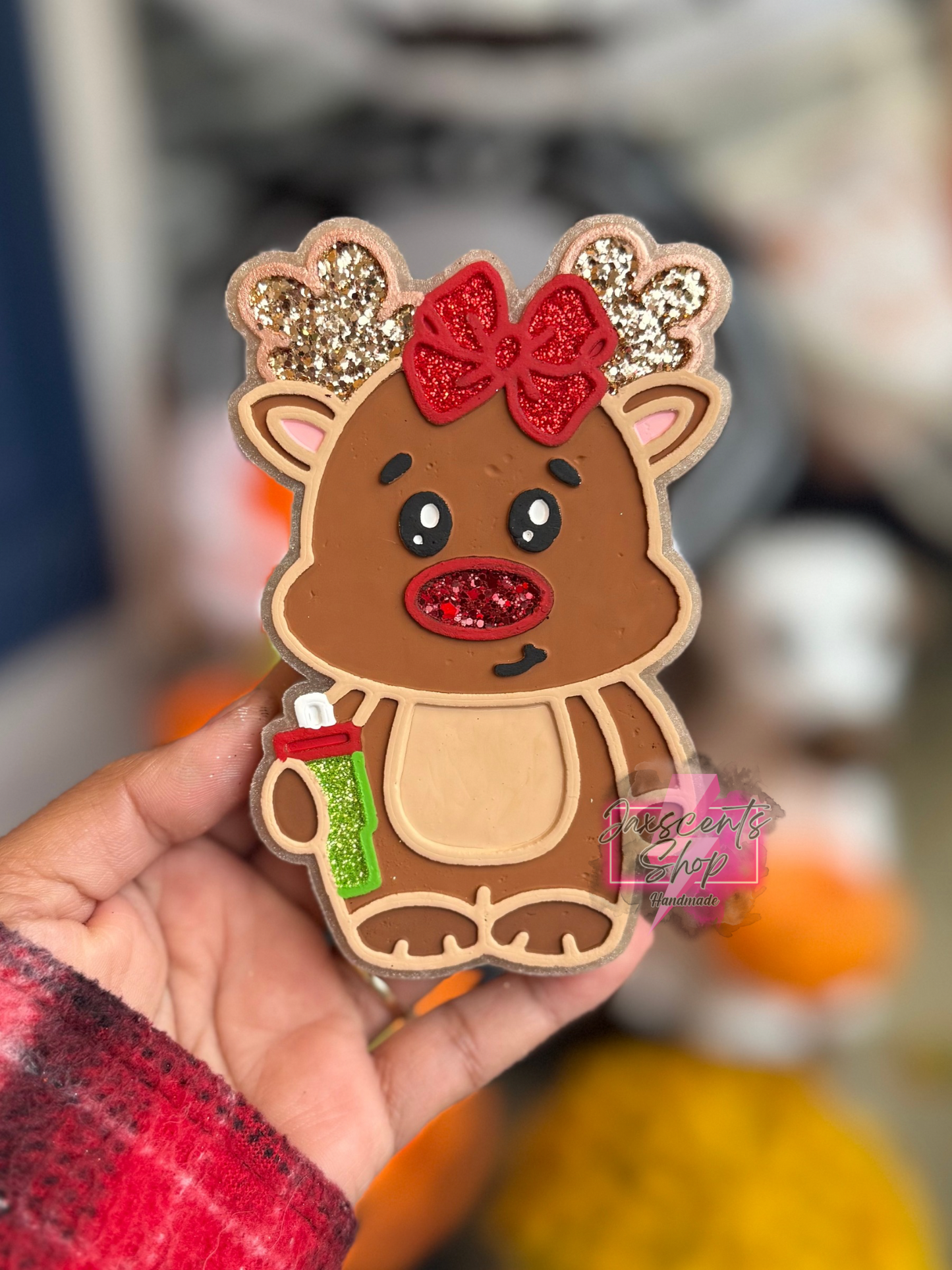 Reindeer with Tumbler
