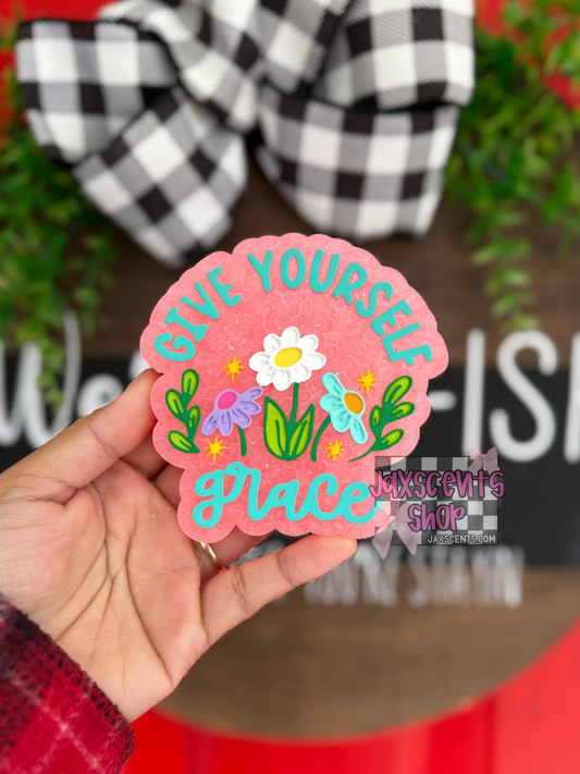 Give Yourself Grace Car Freshie