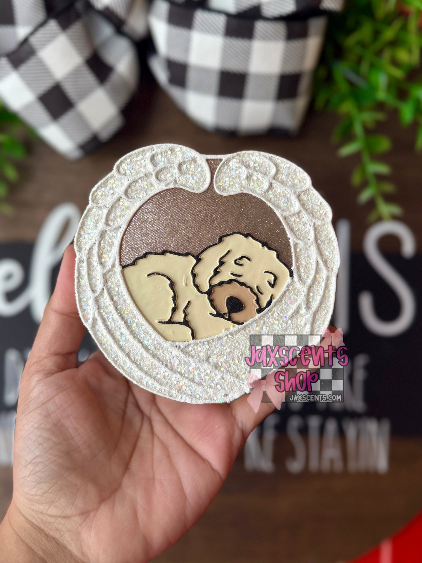 Dog Angel Wings Car Freshie