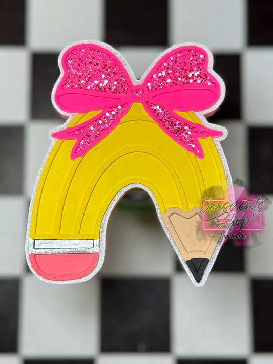 Pencil Rainbow With Bow