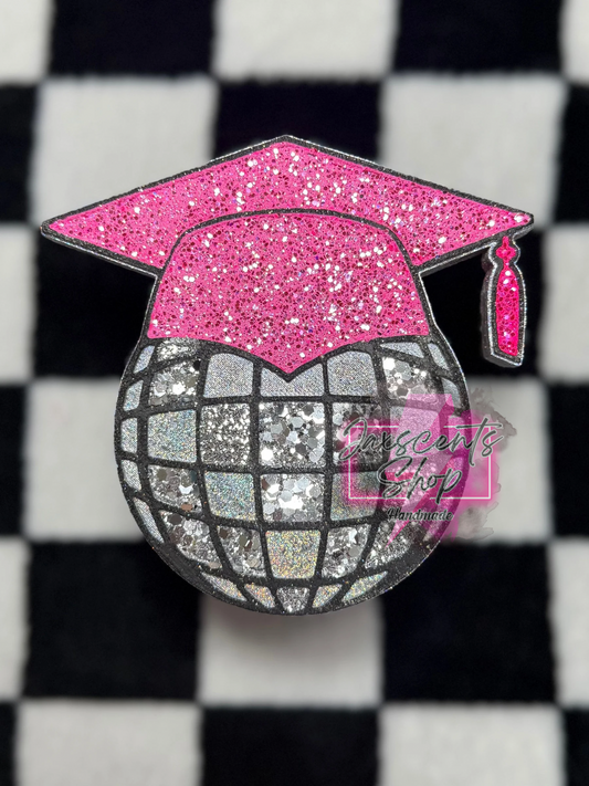 Disco Graduation Cap