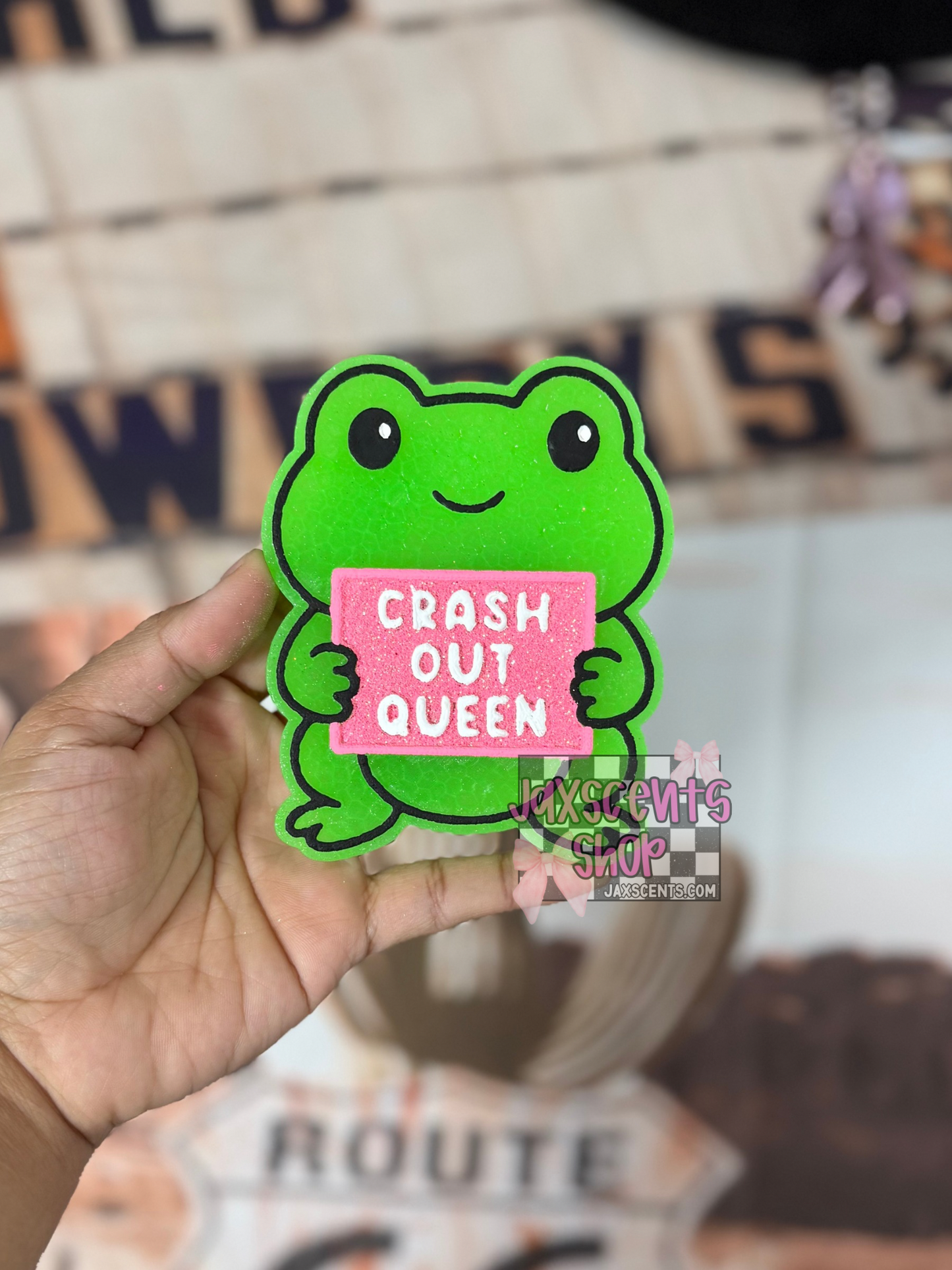 Crash Out Queen Frog Car Freshie