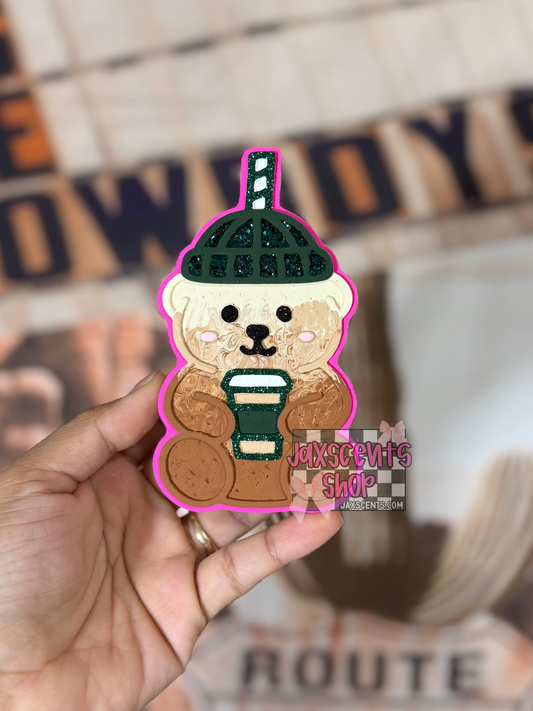 Starbucks Bear Car Freshie