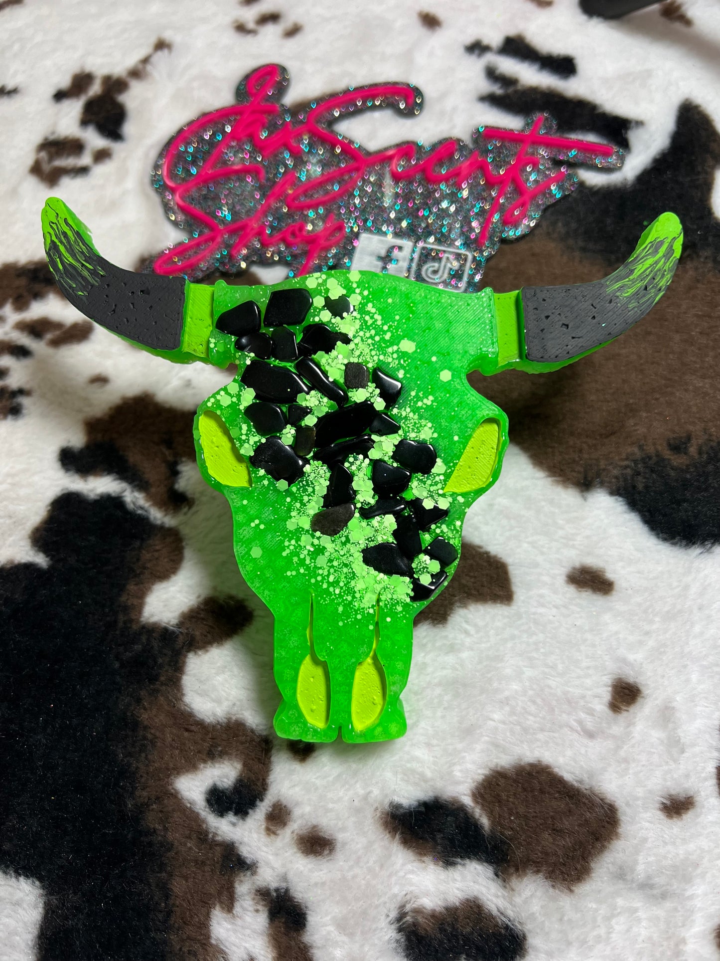 Geode Bull skull