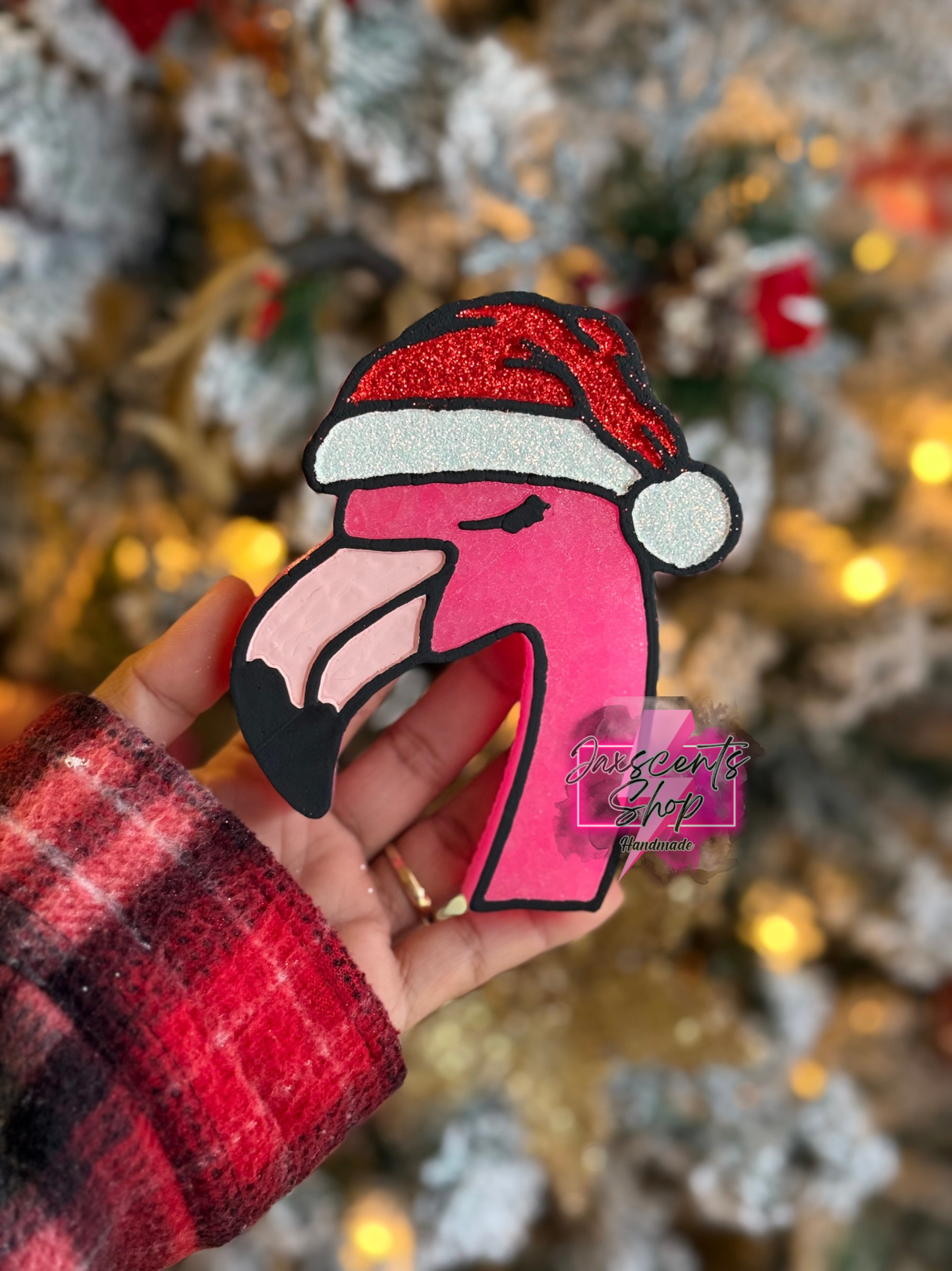 Christmas Flamingo