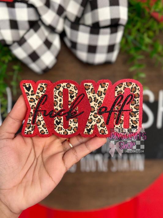 XOXO Fuck Off Car Freshie