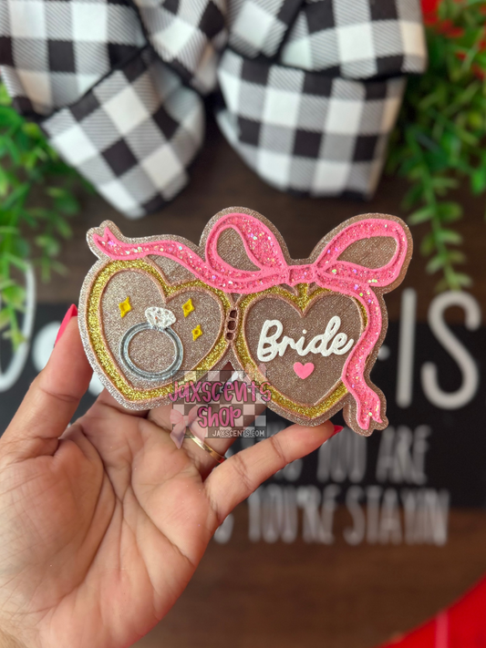 Bride Locket Car Freshie