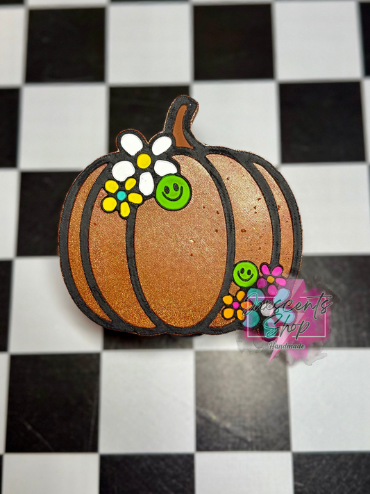 Groovy Pumpkin w/ Smiley