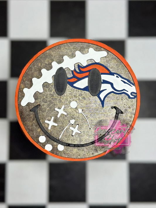 Denver Broncos Football Smiley