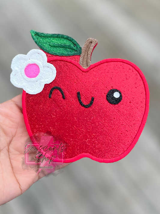 Cute Winking Apple