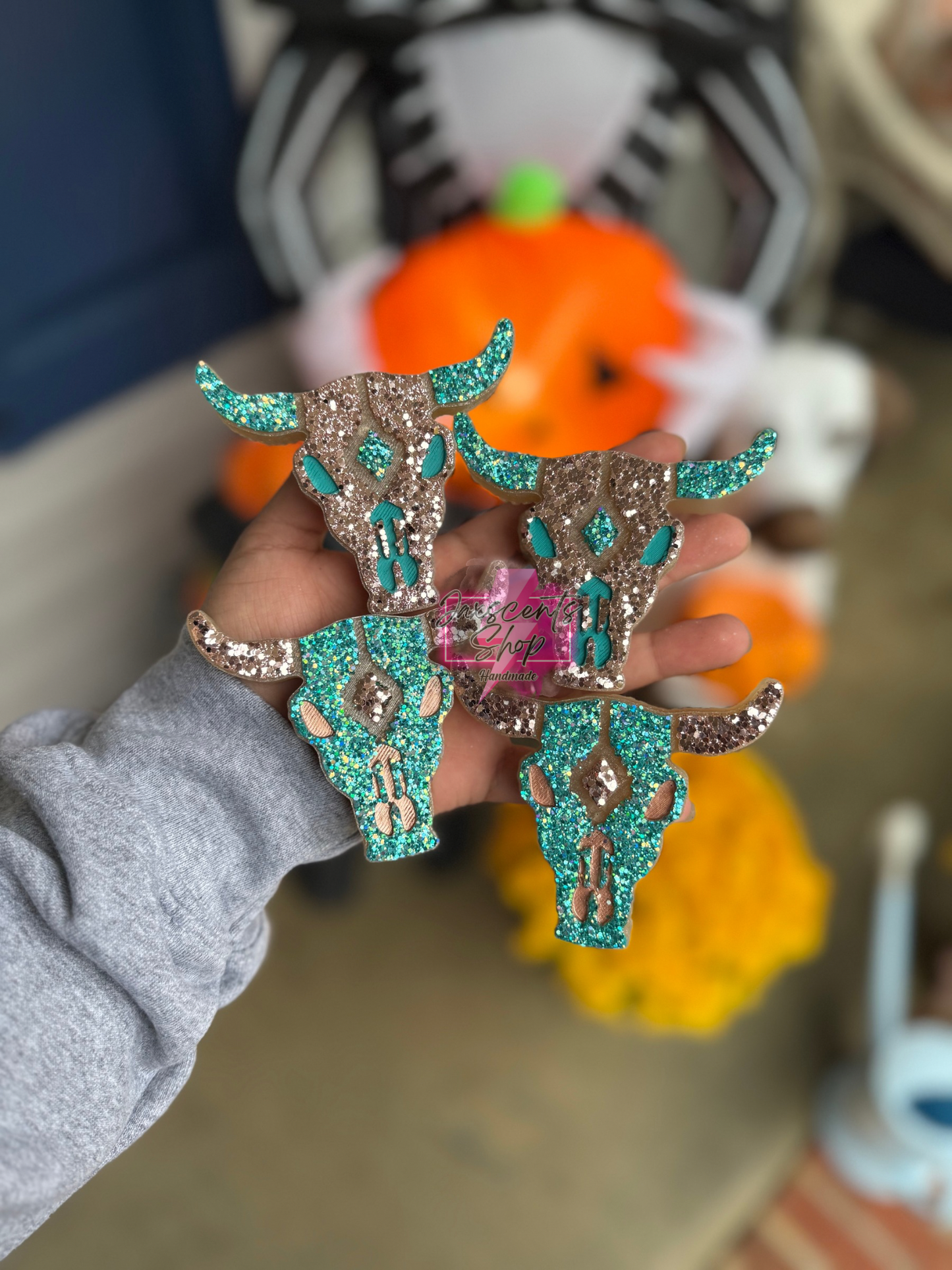 Bull Skull VENT CLIPS