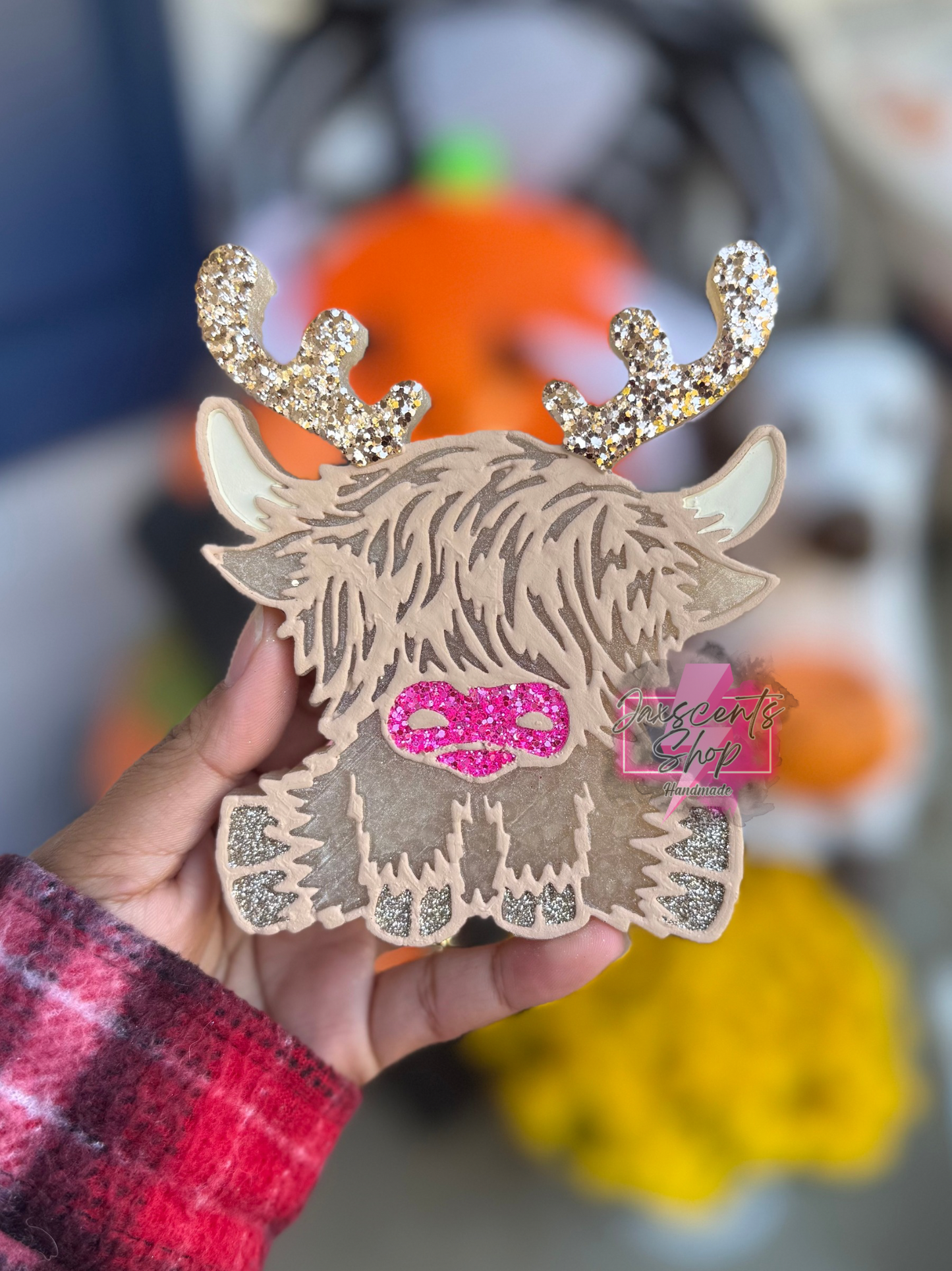 Reindeer Highland Cow