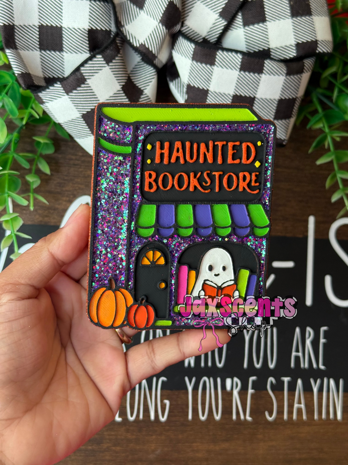 Haunted Bookstore Car Freshie