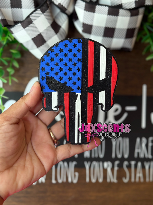 Flag Punisher Car Freshie